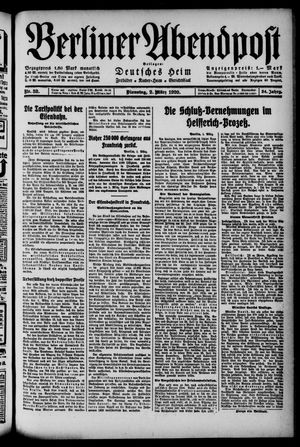 Berliner Abendpost on Mar 2, 1920