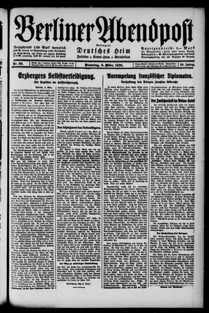 Berliner Abendpost vom 09.03.1920
