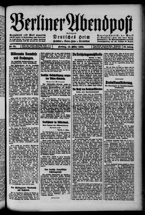 Berliner Abendpost vom 12.03.1920