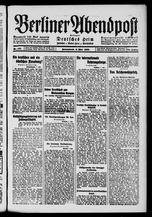 Berliner Abendpost vom 08.05.1920