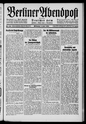 Berliner Abendpost on Jun 2, 1920
