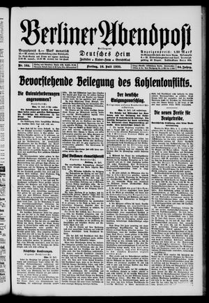 Berliner Abendpost vom 16.07.1920