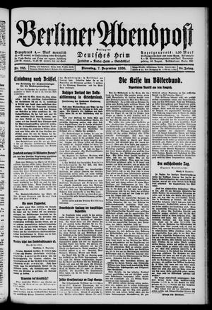 Berliner Abendpost vom 07.12.1920