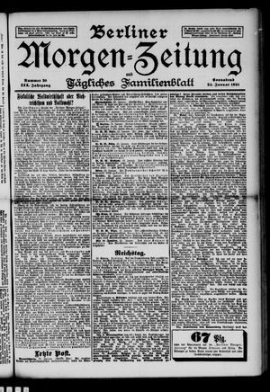 Berliner Morgenzeitung on Jan 24, 1891