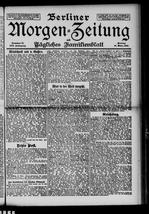 Berliner Morgen-Zeitung vom 13.03.1891