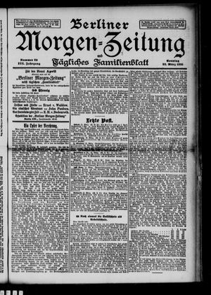 Berliner Morgenzeitung vom 22.03.1891
