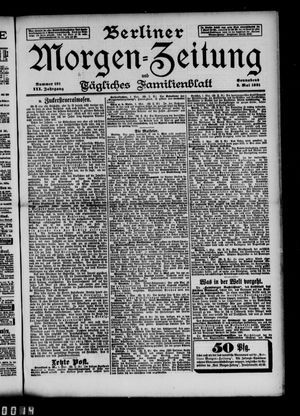 Berliner Morgen-Zeitung on May 2, 1891