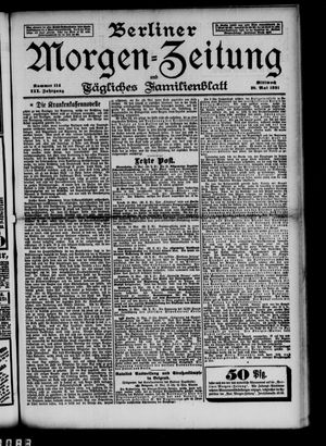 Berliner Morgenzeitung vom 20.05.1891