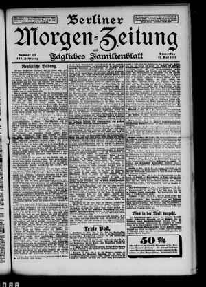 Berliner Morgen-Zeitung on May 21, 1891