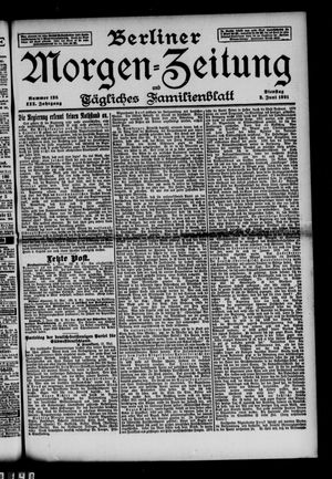 Berliner Morgen-Zeitung vom 02.06.1891