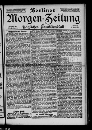 Berliner Morgen-Zeitung vom 09.06.1891