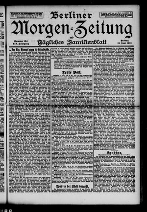 Berliner Morgen-Zeitung vom 12.06.1891