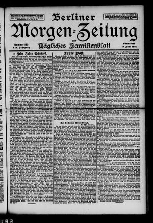 Berliner Morgen-Zeitung vom 13.06.1891