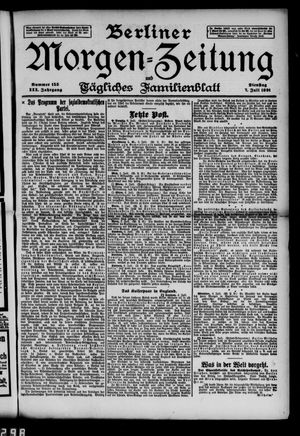 Berliner Morgen-Zeitung vom 07.07.1891