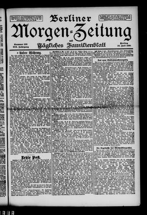 Berliner Morgen-Zeitung on Jul 10, 1891