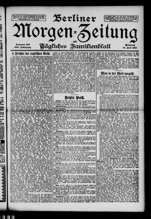 Berliner Morgen-Zeitung vom 15.07.1891
