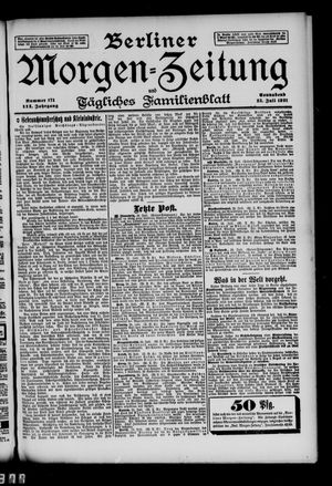 Berliner Morgen-Zeitung vom 25.07.1891