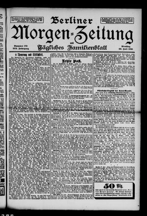 Berliner Morgen-Zeitung vom 28.07.1891