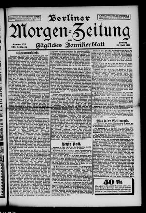 Berliner Morgen-Zeitung vom 31.07.1891