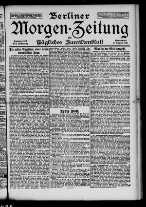 Berliner Morgen-Zeitung vom 08.08.1891