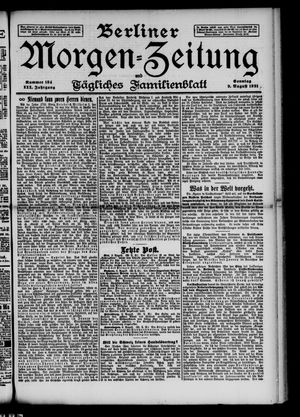 Berliner Morgen-Zeitung vom 09.08.1891