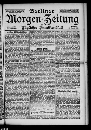 Berliner Morgen-Zeitung vom 12.08.1891