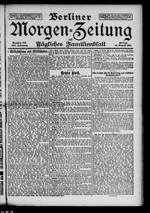 Berliner Morgen-Zeitung vom 14.08.1891