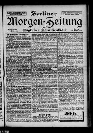 Berliner Morgen-Zeitung vom 28.08.1891