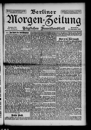 Berliner Morgen-Zeitung vom 12.09.1891