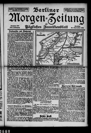 Berliner Morgen-Zeitung vom 29.09.1891