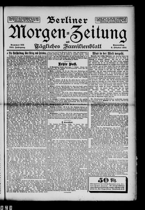 Berliner Morgen-Zeitung vom 08.10.1891