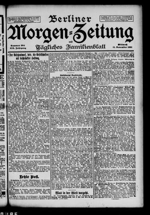 Berliner Morgen-Zeitung vom 11.11.1891