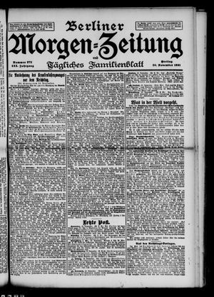 Berliner Morgen-Zeitung vom 20.11.1891