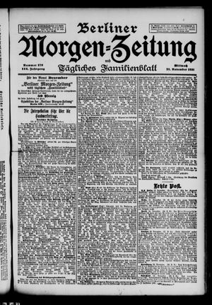 Berliner Morgen-Zeitung vom 25.11.1891
