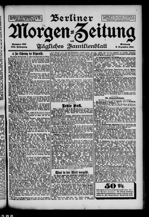 Berliner Morgen-Zeitung vom 02.12.1891