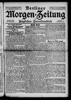 Berliner Morgen-Zeitung vom 06.12.1891