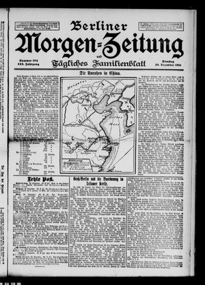 Berliner Morgen-Zeitung vom 29.12.1891