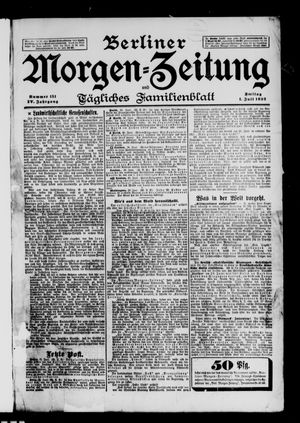 Berliner Morgen-Zeitung vom 01.07.1892