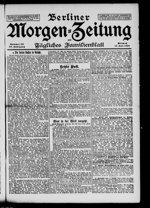 Berliner Morgen-Zeitung vom 13.07.1892