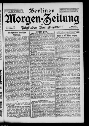 Berliner Morgen-Zeitung vom 15.07.1892