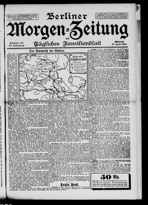 Berliner Morgen-Zeitung vom 27.07.1892