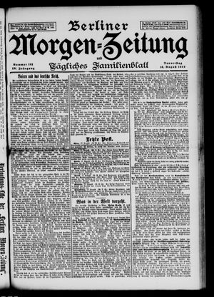 Berliner Morgen-Zeitung on Aug 18, 1892