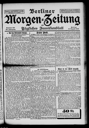 Berliner Morgen-Zeitung vom 19.08.1892
