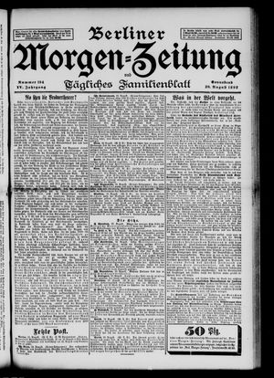 Berliner Morgen-Zeitung vom 20.08.1892