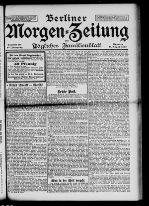 Berliner Morgen-Zeitung vom 21.08.1892