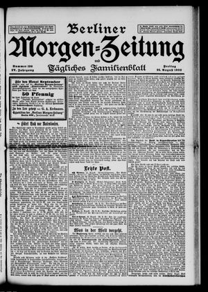 Berliner Morgen-Zeitung vom 26.08.1892