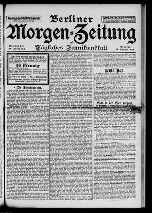 Berliner Morgen-Zeitung vom 28.08.1892