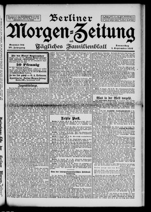 Berliner Morgen-Zeitung vom 01.09.1892