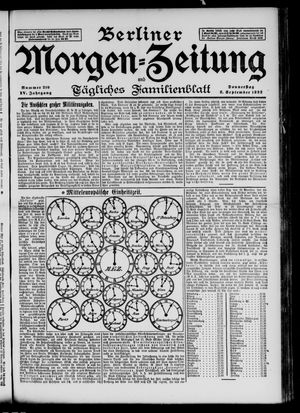 Berliner Morgen-Zeitung vom 08.09.1892