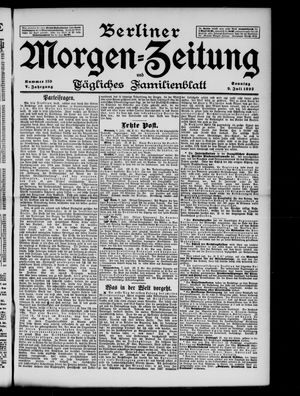 Berliner Morgen-Zeitung vom 09.07.1893